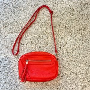 Genuine Italian Leather Cross Body Bag